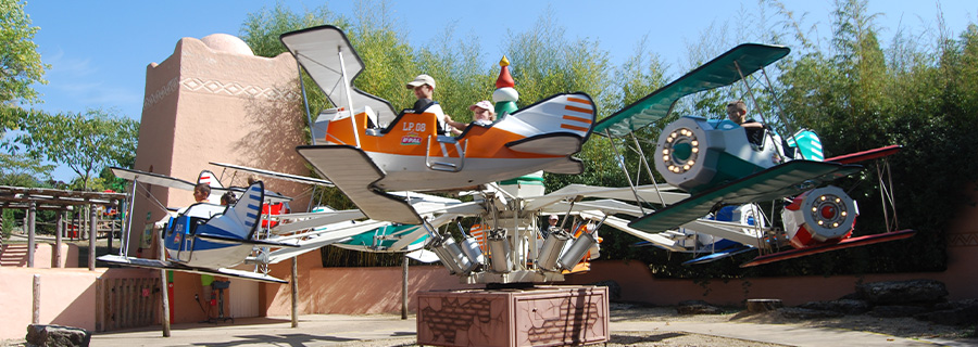 L'escadrille du désert au parc d'attraction Le PAL