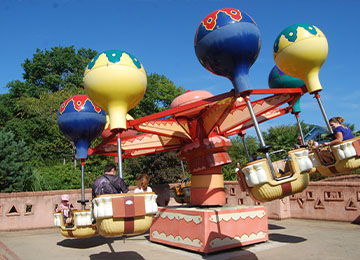 Les ballons d'orient au parc d'attraction Le PAL